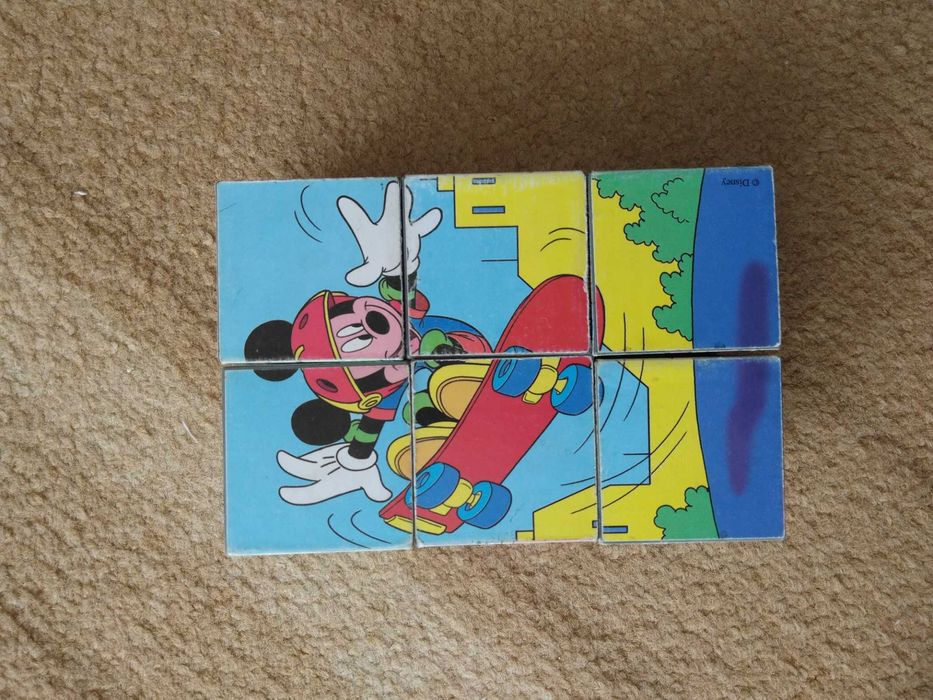 Игра с картони и кубченца (с 6 картинки) на Мики Маус - Обща цена