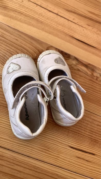 Pantofiori fetite, piele, marimea 23