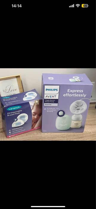 Pompa de san Philips Avent + tampoane de san cadou si pastile