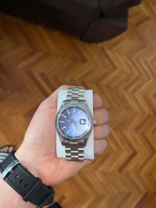Ceas Ricecgo gri,blue dial