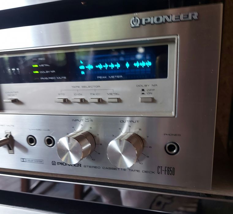 Casetofon deck pioneer ct-f 650
