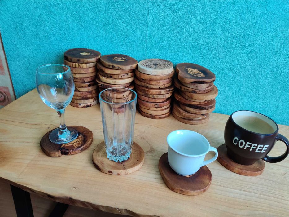 Купи, дъски за сервиране, хаванчета от маслиново дърво