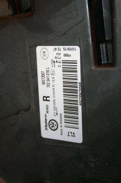 Far Dreapta Vw Transporter T6 Original Germania Ca Nou