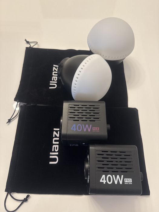 Vand kit 2 lumini studio ulanzi led. Plus geanta dedicata