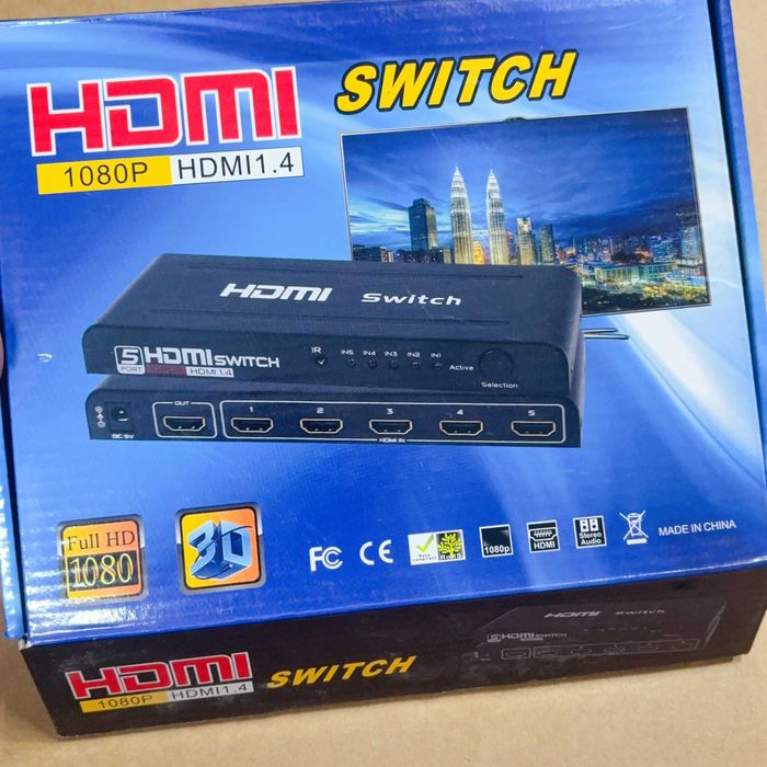HDMI Switch 3-Port Full HD 1080p HDMI 1.4