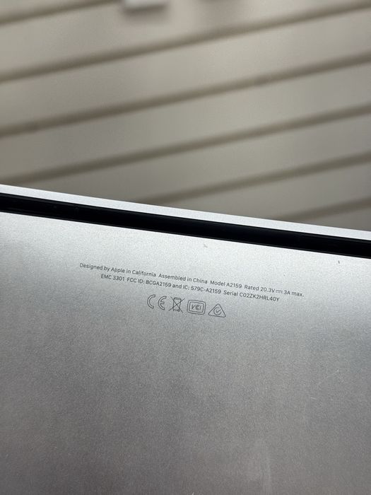 Macbook Pro 13 2019 A2159