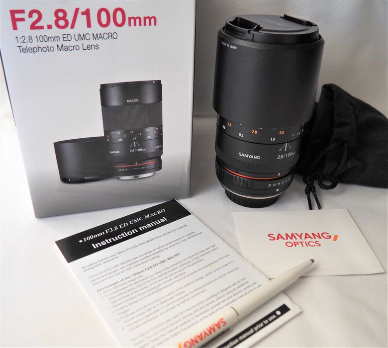 Samyang F2.8/100mm ED UMC MACRO Telephoto Macro Lens