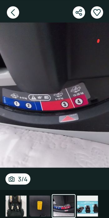 Scaun Auto (0-36 kg) de la nastere pana la 12 ani