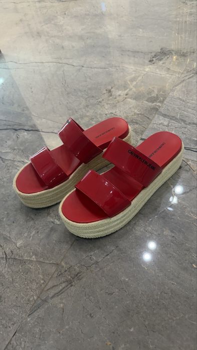 Сандалии Calvin Klein Jeans красный