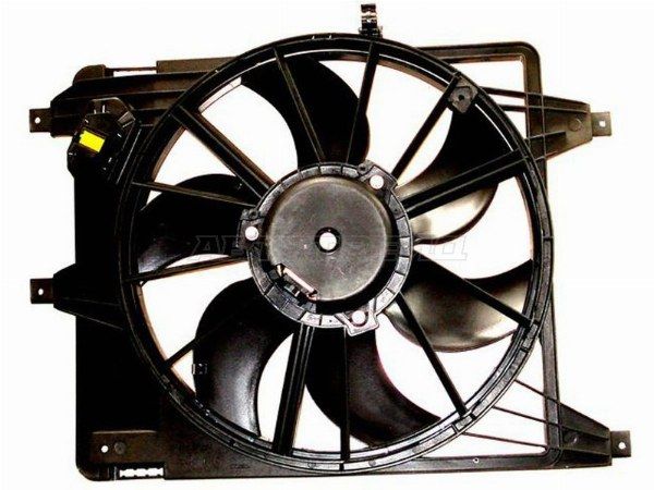 Диффузор радиатора в сборе  Renault Logan