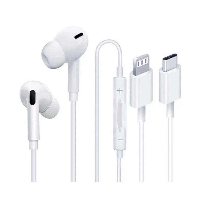Pachet Accesorii Incarcator Cablu Usb Casti Compatibil Iphone