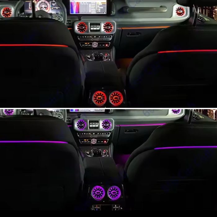 Светещи въздуховоди за парно W463a W464 G-Class след 2018 г