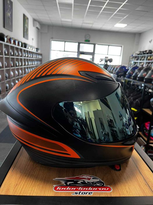 Мото каска за мотор AGV K1 POWER Matt M-S 57-58см,много запазена
