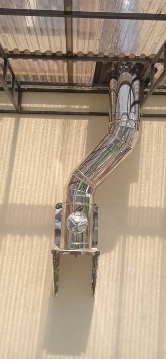 Coș de fum inox pentru sobă / centrală – Livrare rapidă!