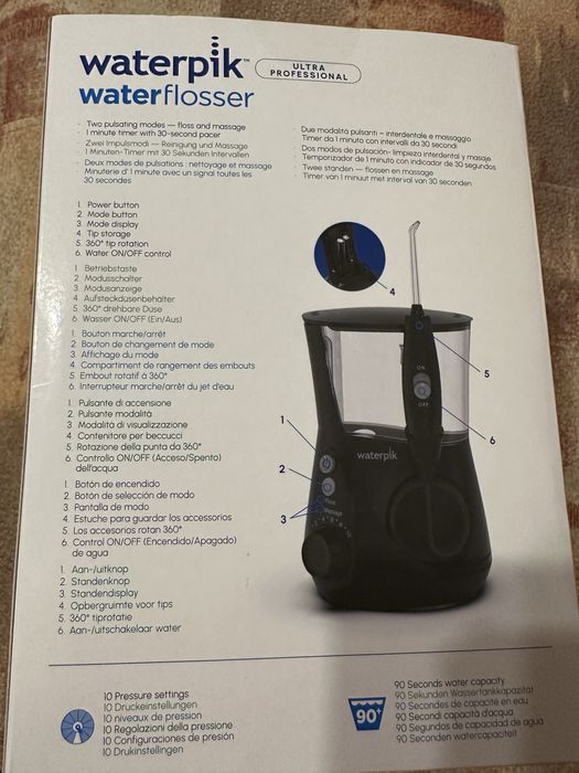 Dus bucal Waterpik Ultra Professional WF-662EU NOU nefolosit
