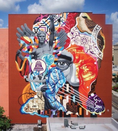 Роспись стен, мураллы, художники