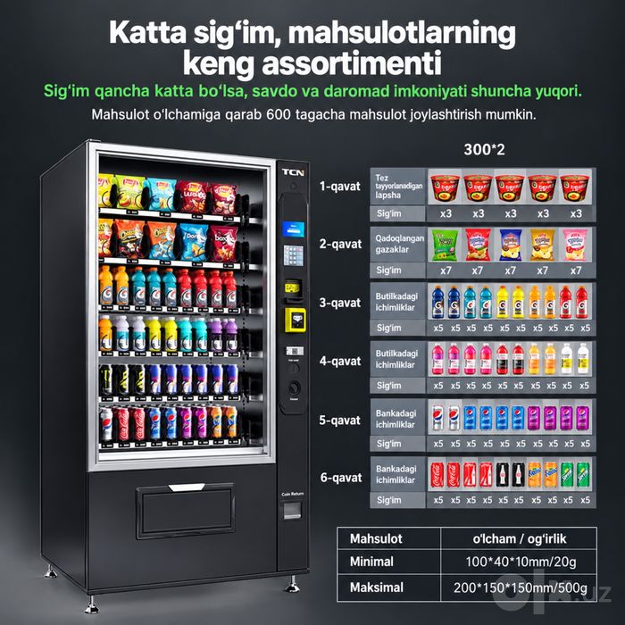 TCN Vending Uz rasmiy