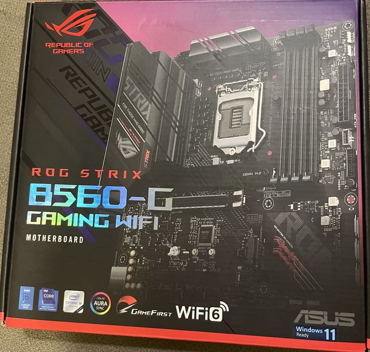 ASUS ROG STRIX B560-G GAMING WIFI – Nouă, sigilată în pungă antistatică – 800 RON