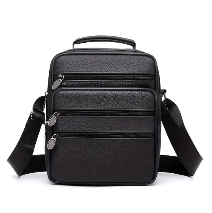 Мъжки функционални кожени чантички/Черна и Кафява ест.кожа -8%Промоция