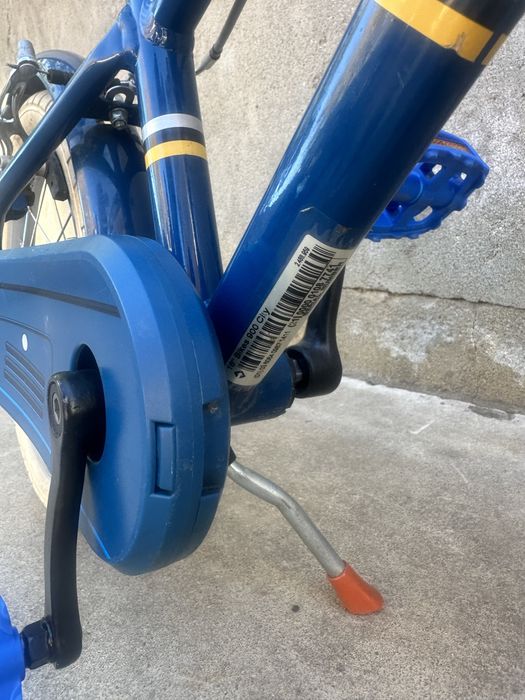 Bicicletă 2 în 1 Discover 900 14" albastru copii 90-110 cm