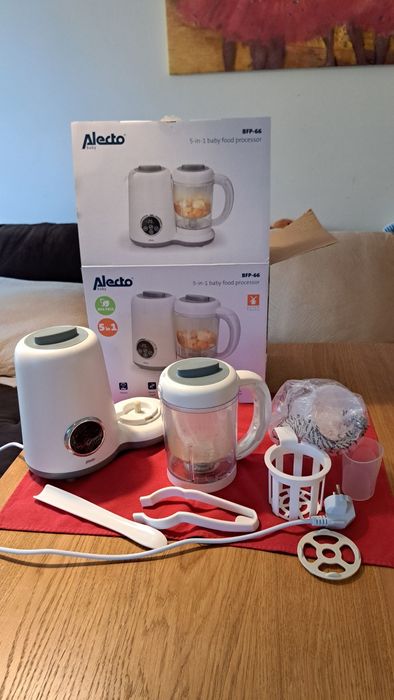 Комбиниран бебешки уред за готвене на пара 5в1