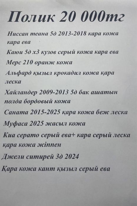 (Авто полики новый)