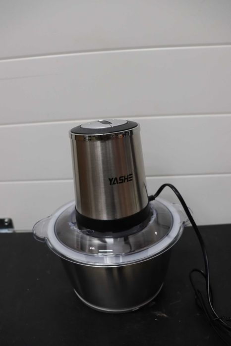 YASHE Мини кухненски робот, месомелачка, 500W  1.8L 2ск. ЛЕК ДЕФЕКТ