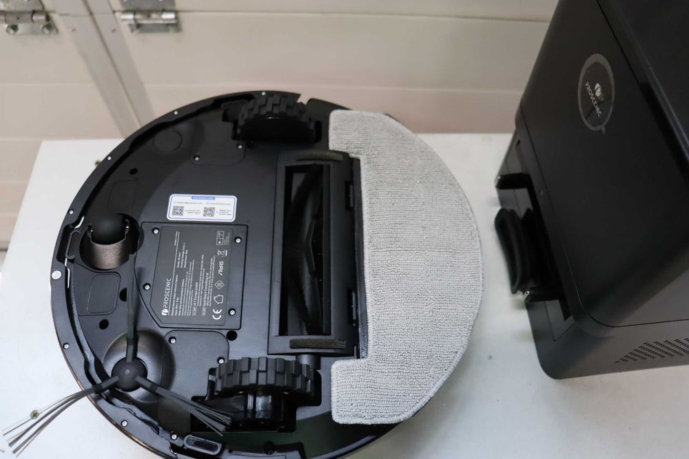 Роботизирана прахосмукачка Proscenic Q8 Max с всмукателна станция, 6000Pa 200мин Мощна роботизирана прахосмукачка с функция за почистване