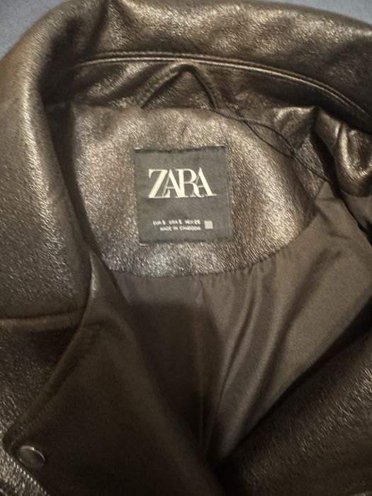 Кожено яке ZARA дамско