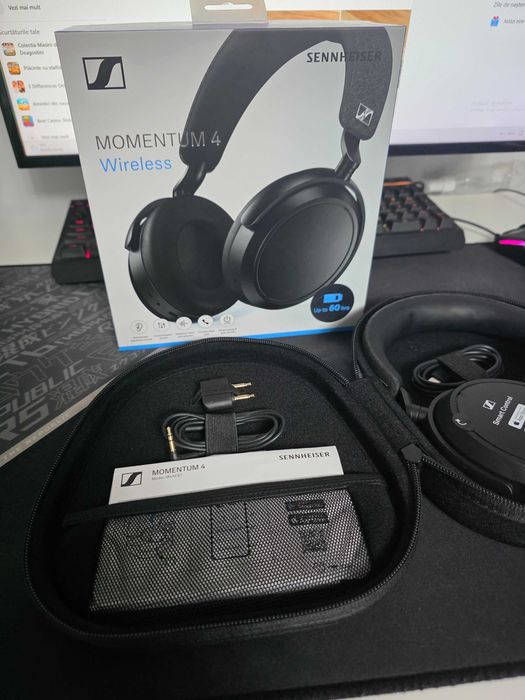 Casti Sennheiser Momentum 4 Wireless