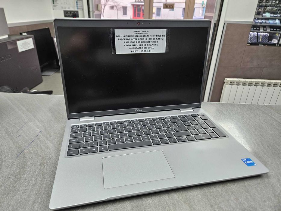 Dell 5520 Core I5 Gen 11 Ram 16Gb Ssd 128Gb Video Iris Xe