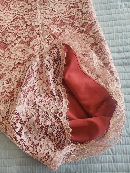 Нова дантелена рокля размер 44/ М