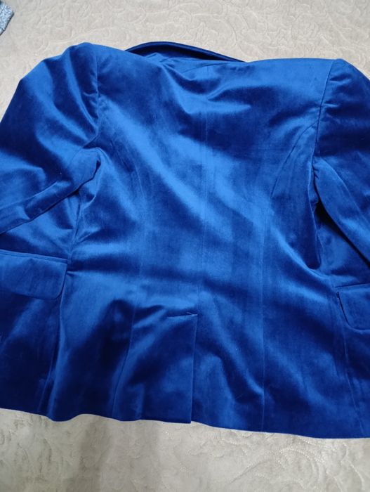 Пиджак бархат женский