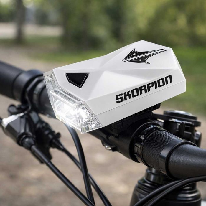 Комплект LED светлини за велосипед Skorpion ALS-011 (предна + задна)