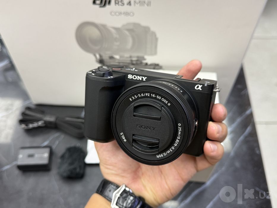 Sony ZV-E10 II 4K 16-50mm + DJI ronin RS4 mini combo kamera komplekt