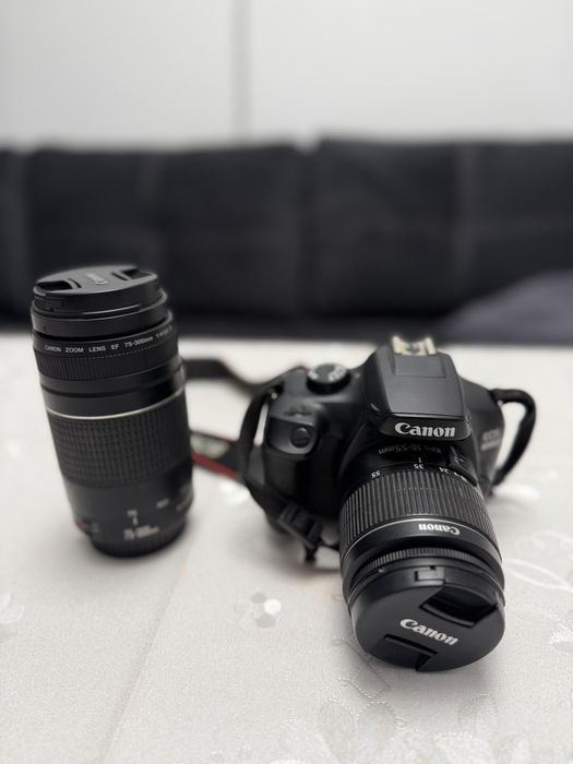 Canon EOS 4000D + 2 обектива