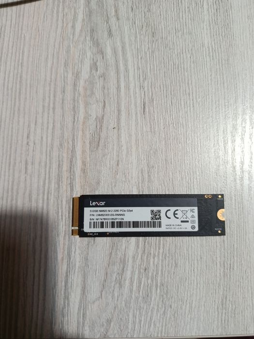 Продам SSD Lexar NM620 512GB