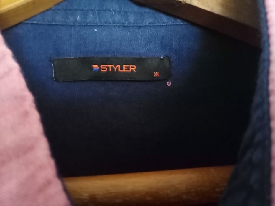 Лятна розова памучна риза Styler