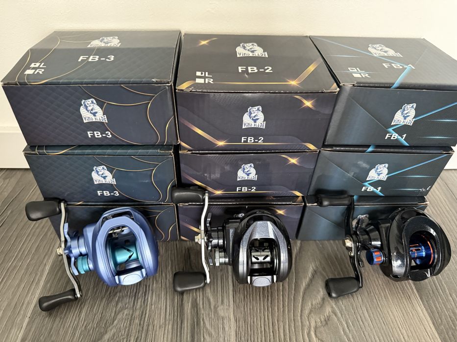 Vand Mulineta Bait Casting Wind Blade FB-2