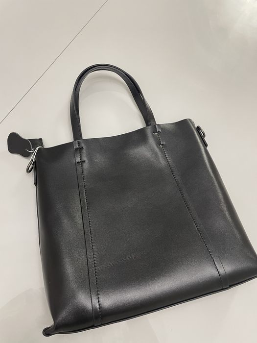 Сумка-шопер: натур. кожа