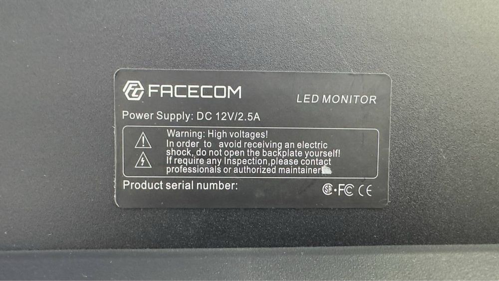 монитор FACECOM 24 FHD 60Hz б/у
