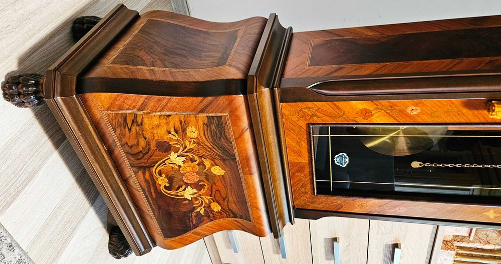 Ceas de podea cu pendul si 3 greutati Hermle