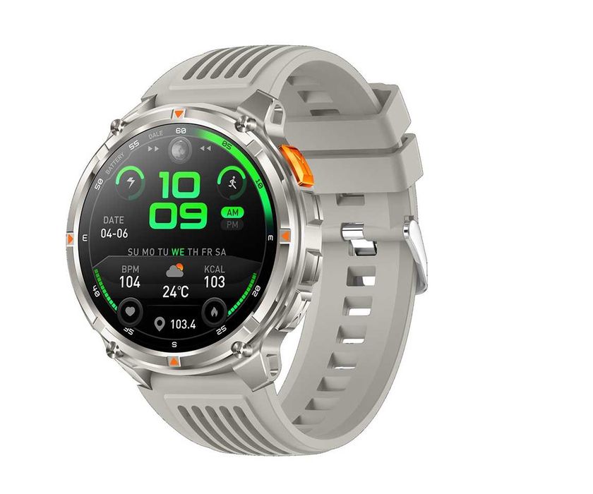 Smartwatch, ecran 1.7 HD, baterie 1100 mAh,autonomie 20-30 zille,IPS68