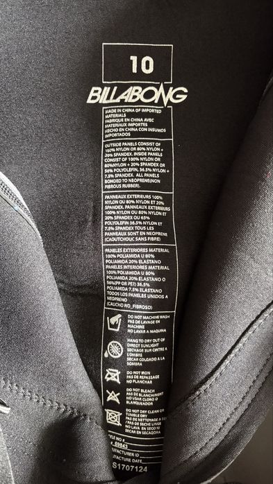 Детски неопрен Billabong Intruder Flatlock 2 mm