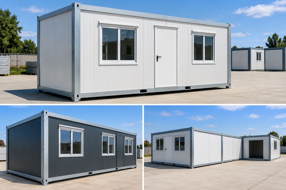 Producem si comercializam containere modulare pentru birouri, spatii comerciale, showroom uri, santiere, depozite, cabine de pazaze, vestiare