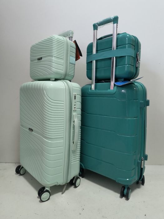 Куфари комплект - 2 части (среден размер +чанта) от полипропилен / без