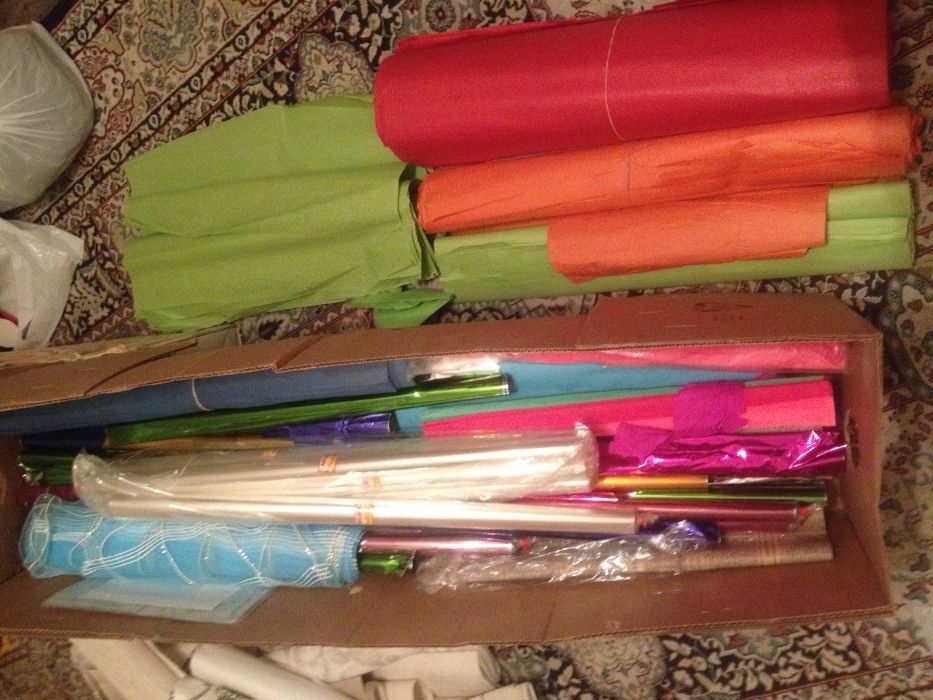 Бумага для упаковки цветов