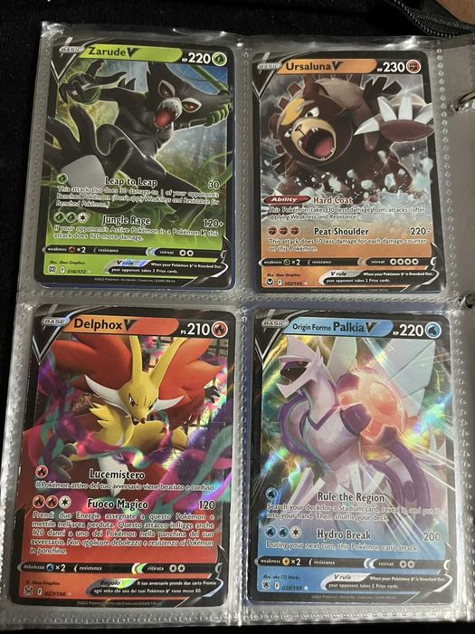 Super Colectie Pokemon Vlad - 1300 carduri - Rare, Gold, VMax, Vintage 2012