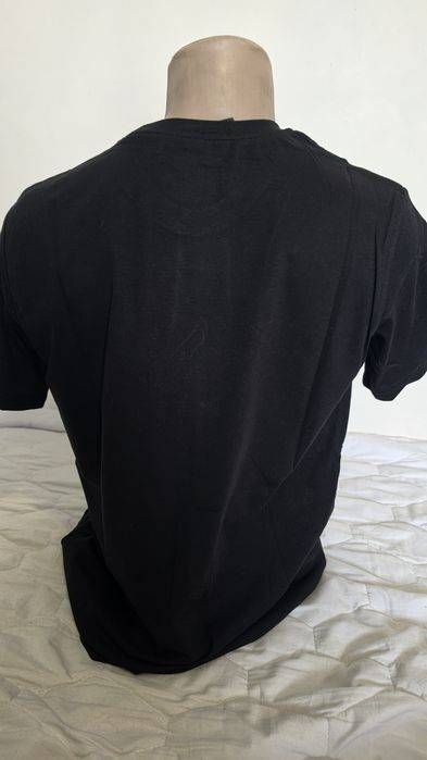 Tricou Cristian Dlor,eticheta Farfetch, nou, negru, imprimeu cusut, S-XXL,unisex