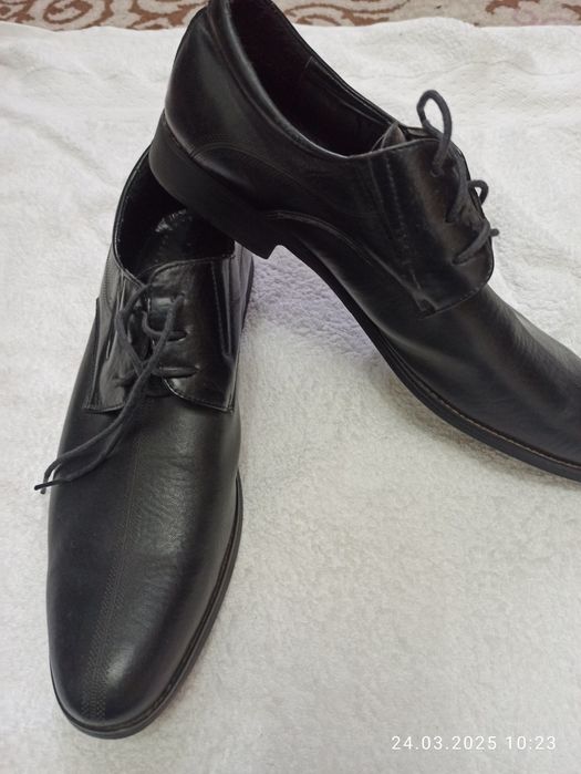 Мужские туфли размер 47 (больше мир)) кожаные